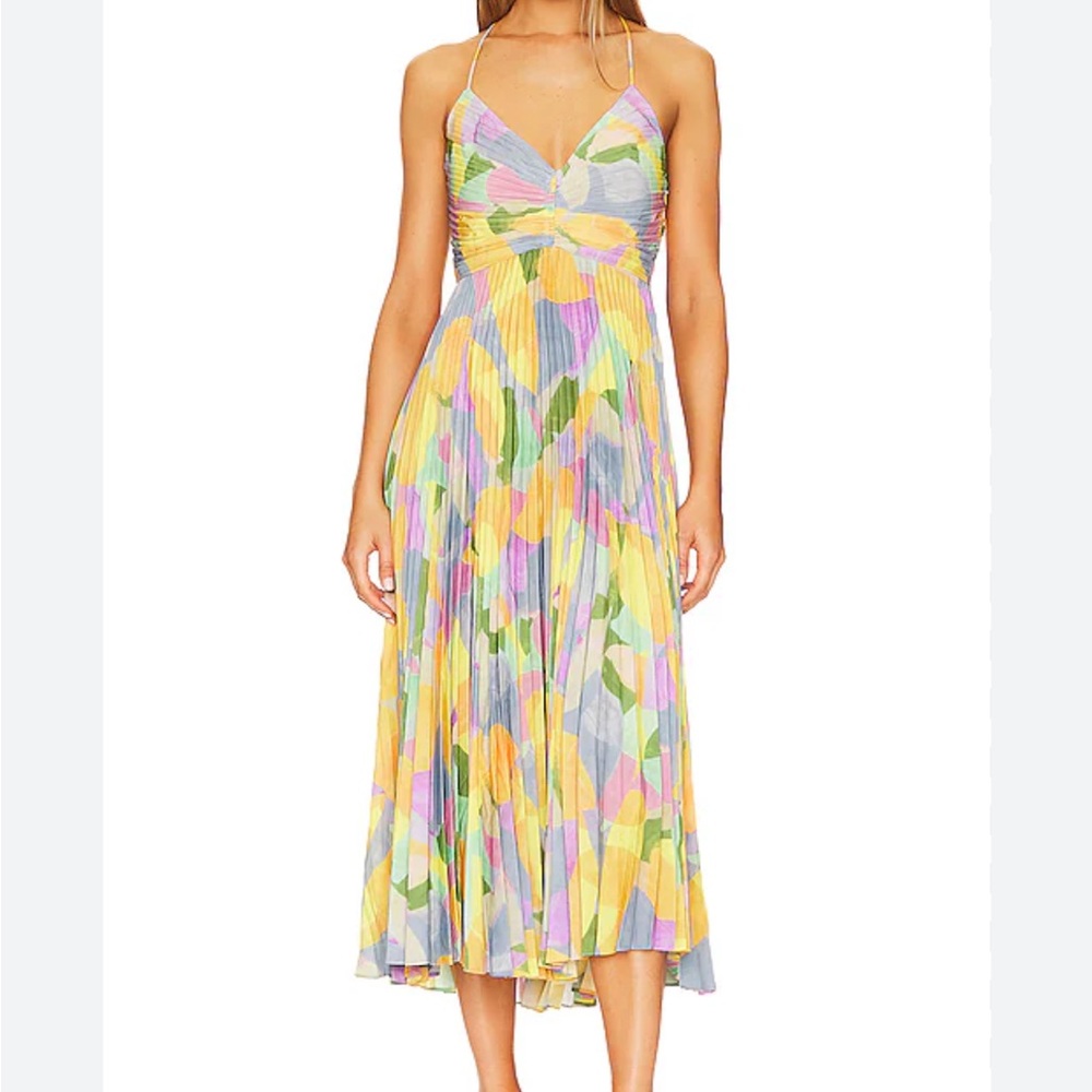 NEW ASTR the Label Blythe Midi Dress